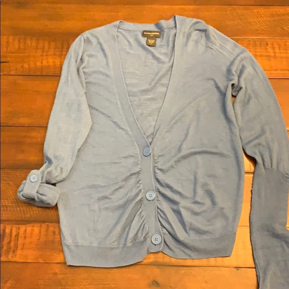 Banana Republic blue Wool-blend sweater